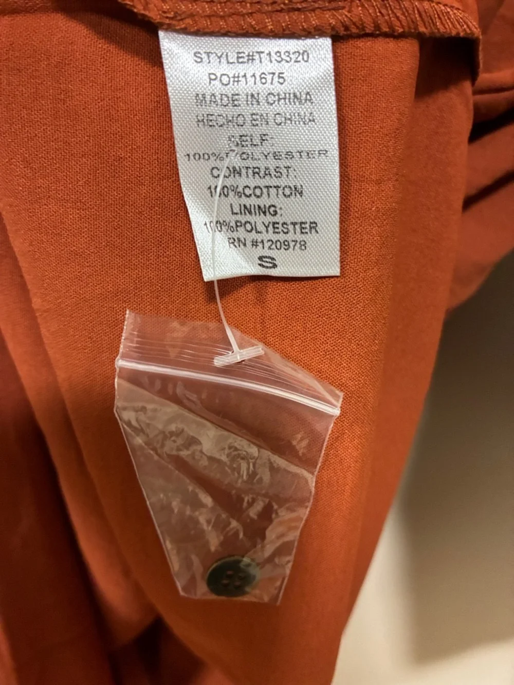 NWOT Entro long sleeve top small - Picture 5 of 6